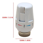 Thermostatic radiator valve for automatic temperature control.