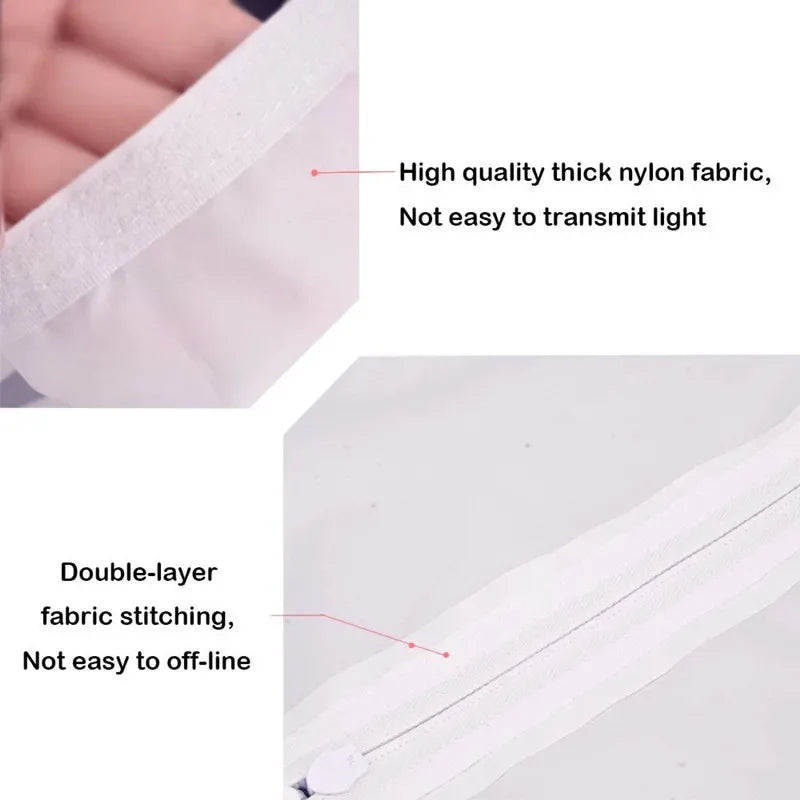 Durable, reusable, and lightweight fabric material.