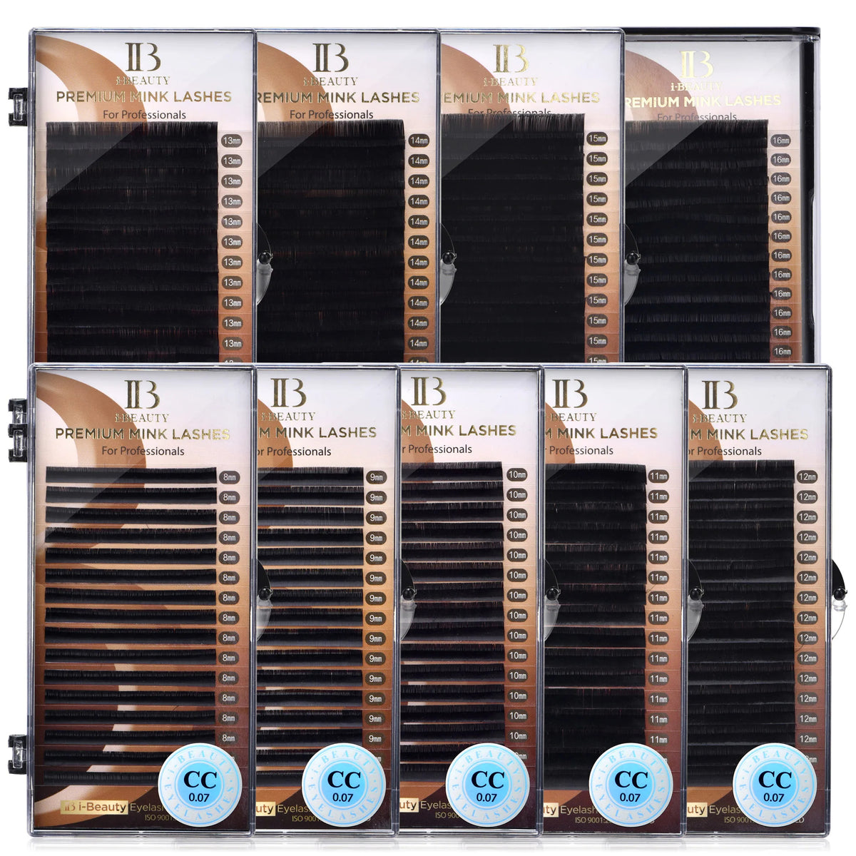Premium real mink eyelashes for a soft and natural look.