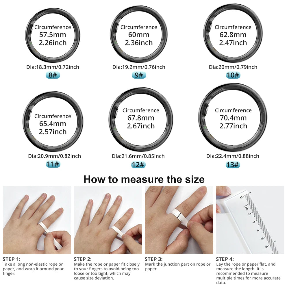 Stay on top of your health with the COLMI R09 Smart Ring.