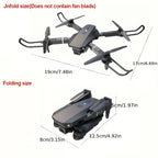 E99 Foldable RC Drone – One-Key Takeoff, 360° Flip & Trajectory Flight