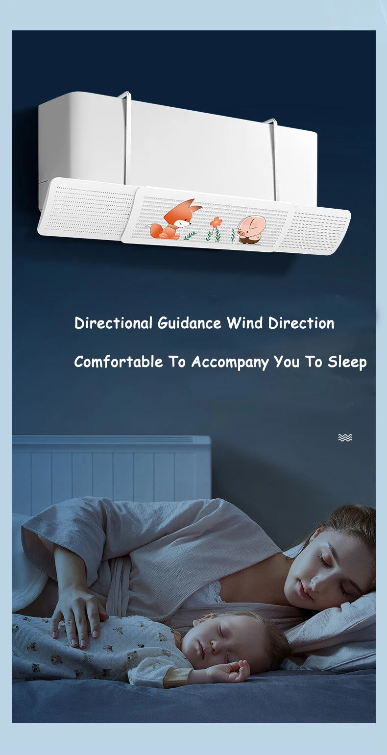Adjustable design helps spread cool air evenly.