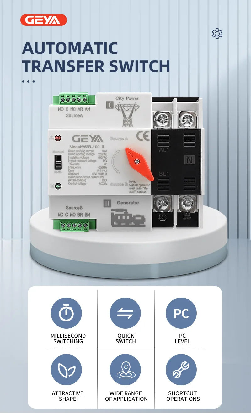 Supports both 110V and 220V power systems.