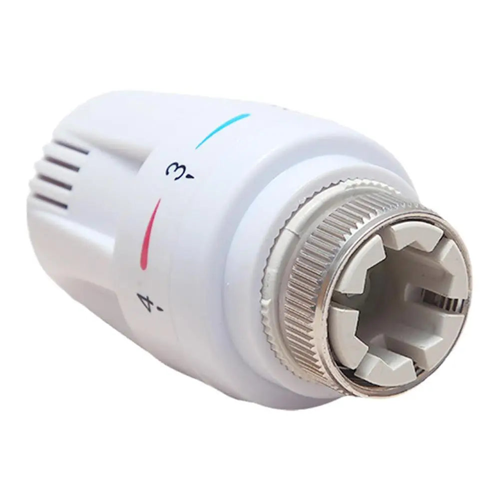 Thermostatic radiator valve for automatic temperature control.
