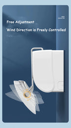 Adjustable design helps spread cool air evenly.