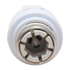 Thermostatic radiator valve for automatic temperature control.
