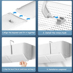 Adjustable design helps spread cool air evenly.