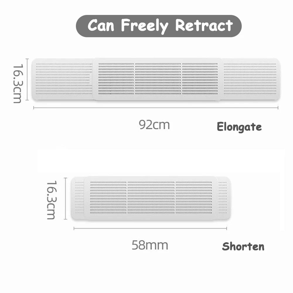 Adjustable design helps spread cool air evenly.