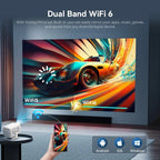 Built-in Android, WiFi 6, and Bluetooth 5.4 for fast, smooth wireless connectivity.