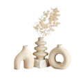 Bohemian Ceramic Vase Set – Elegant Home Decor