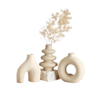 Bohemian Ceramic Vase Set – Elegant Home Decor