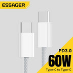 Essager USB-C to USB-C 60W Fast Charging Cable