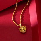 Gold Heart Necklace for Women