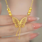 Gold plated Butterfly Necklace for Women