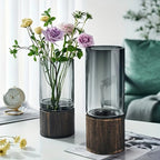 Retro Glass Decorative Vase – Minimalist Home Decor