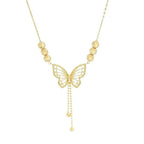 Gold plated Butterfly Necklace for Women