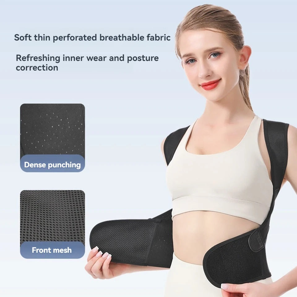 Adjustable Back Pain Relief & Shoulder Support Posture Corrector Belt