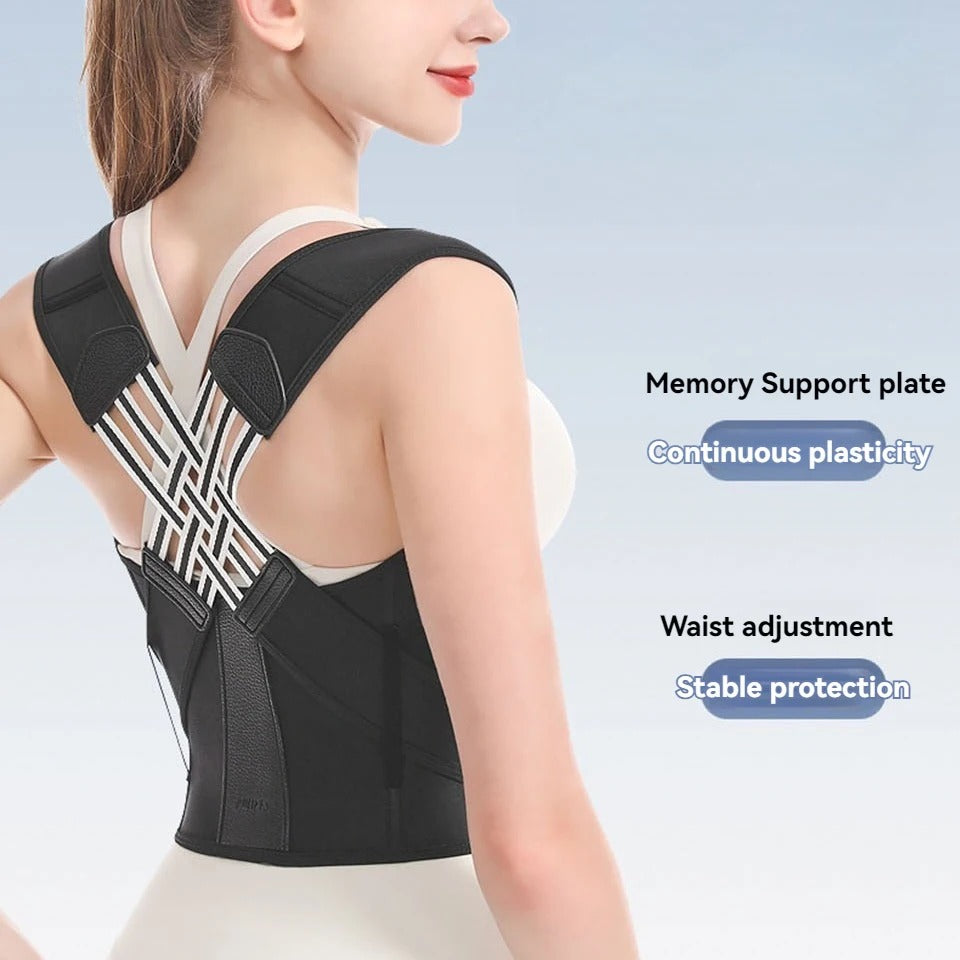 Adjustable Back Pain Relief & Shoulder Support Posture Corrector Belt