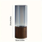Retro Glass Decorative Vase – Minimalist Home Decor