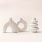 Bohemian Ceramic Vase Set – Elegant Home Decor