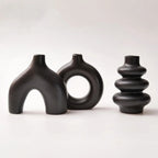 Bohemian Ceramic Vase Set – Elegant Home Decor